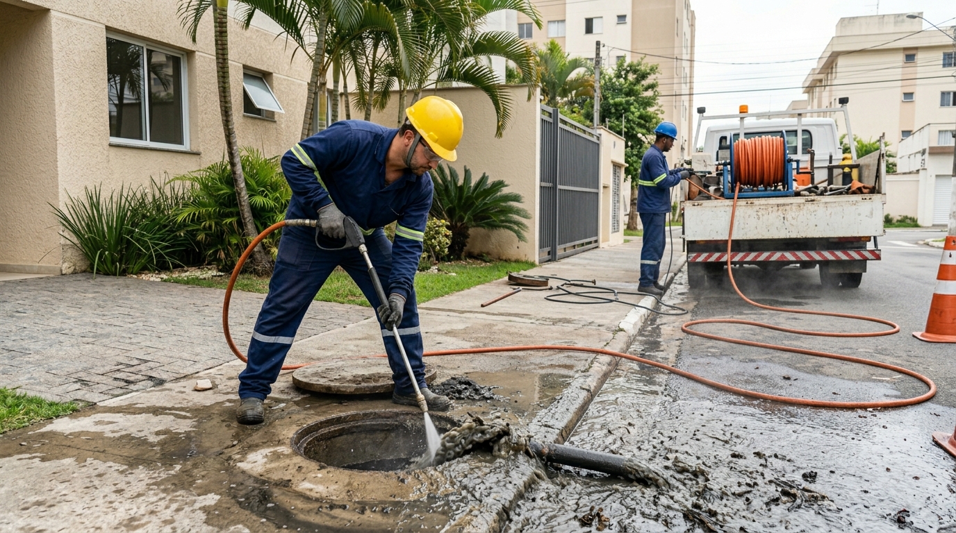 Hidrojateamento Industrial em Serra‑ES